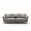 Fabric upholstered sofa for living room - 200 x 90 x 85cm