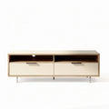 Minimalist storage cabinet with open shelves - 120 x 40 x 45cm, MDF